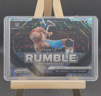 Panini Prizm WWE Royal Rumble Performanced Curt Hennig Mr. Perfect & Gunter