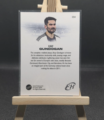 Futera Fx 2024#054 Ilkay Gundogan Card Germany, Manchester City