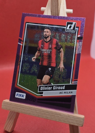 Oliver Giroud Donruss FIFA 2023-24 Purple Shimmer Ac Milan /25