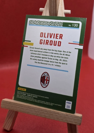 Oliver Giroud Donruss FIFA 2023-24 Purple Shimmer Ac Milan /25
