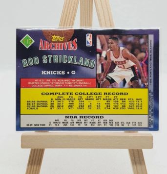 Rod Strickland New York Knicks Trading Card - Topps Archives 1993