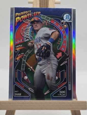 Matt Shaw Bowman Chrome Prospect Power Up Chicago Cubs #PP-16