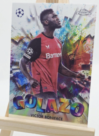 Topps Chrome UCC 2024/25 - #27 - VICTOR BONIFACE - BAYER 04 LEVERKUSEN - Golazo