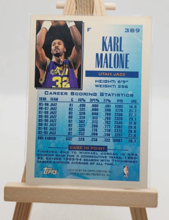 1994 Topps Karl Malone NBA Trading Card - Future Scoring Leader 1994