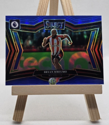 Panini Premier League Select 2024-25 Bryan Mbeumo Blue Prizm Field Level