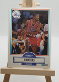 1990 Fleer Hersey Hawkins Basketball Card - Philadelphia 76ers, Guard