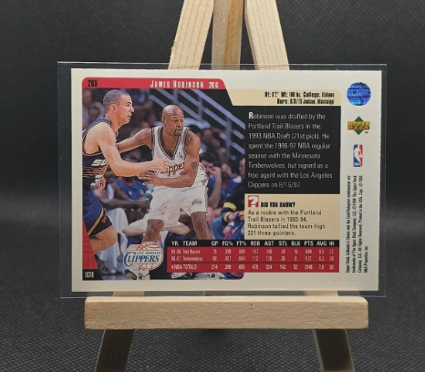 1998-99 Upper Deck James Robinson #265 Los Angeles Clippers