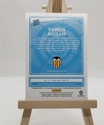 Yunus Musah Valencia CF Rookie Card - Disco Prizm