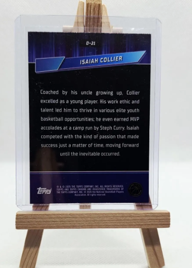 Isaiah Collier Destiny Topps Chrome Prizm NBA 2025 Utah Jazz Rookie - Destiny